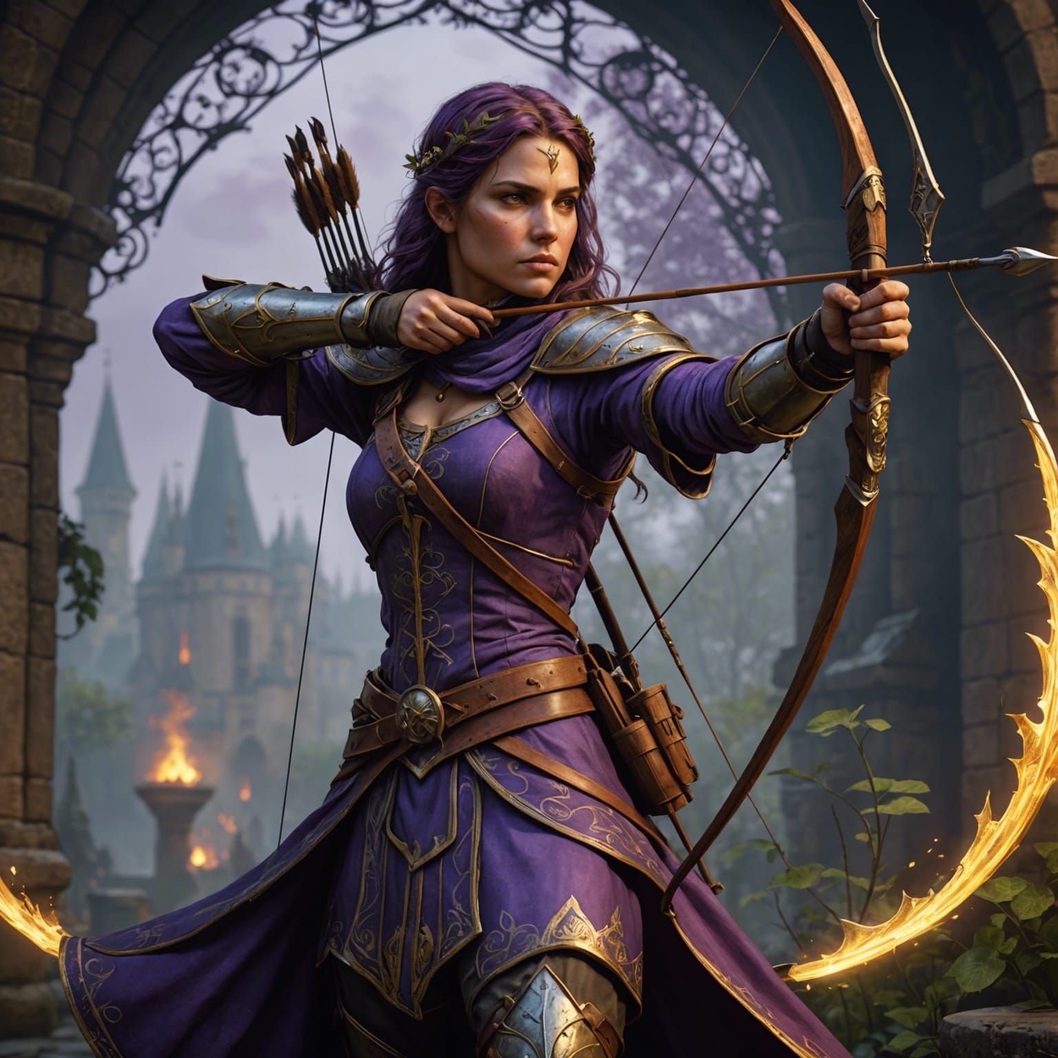 medieval archer   by @Inspirationer