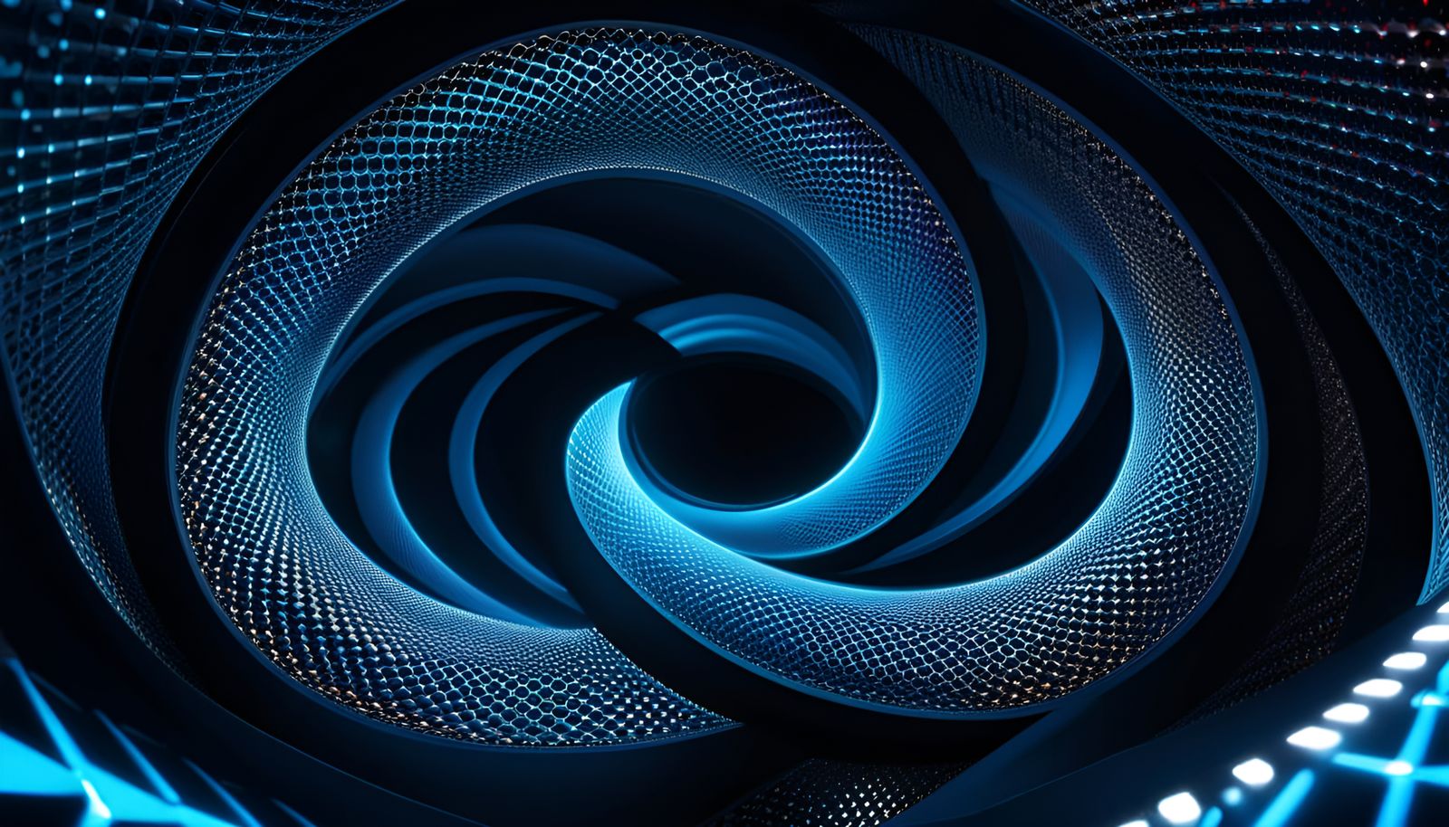 Quantum computer simulation of the universe, triple spiral Mobius strip ...