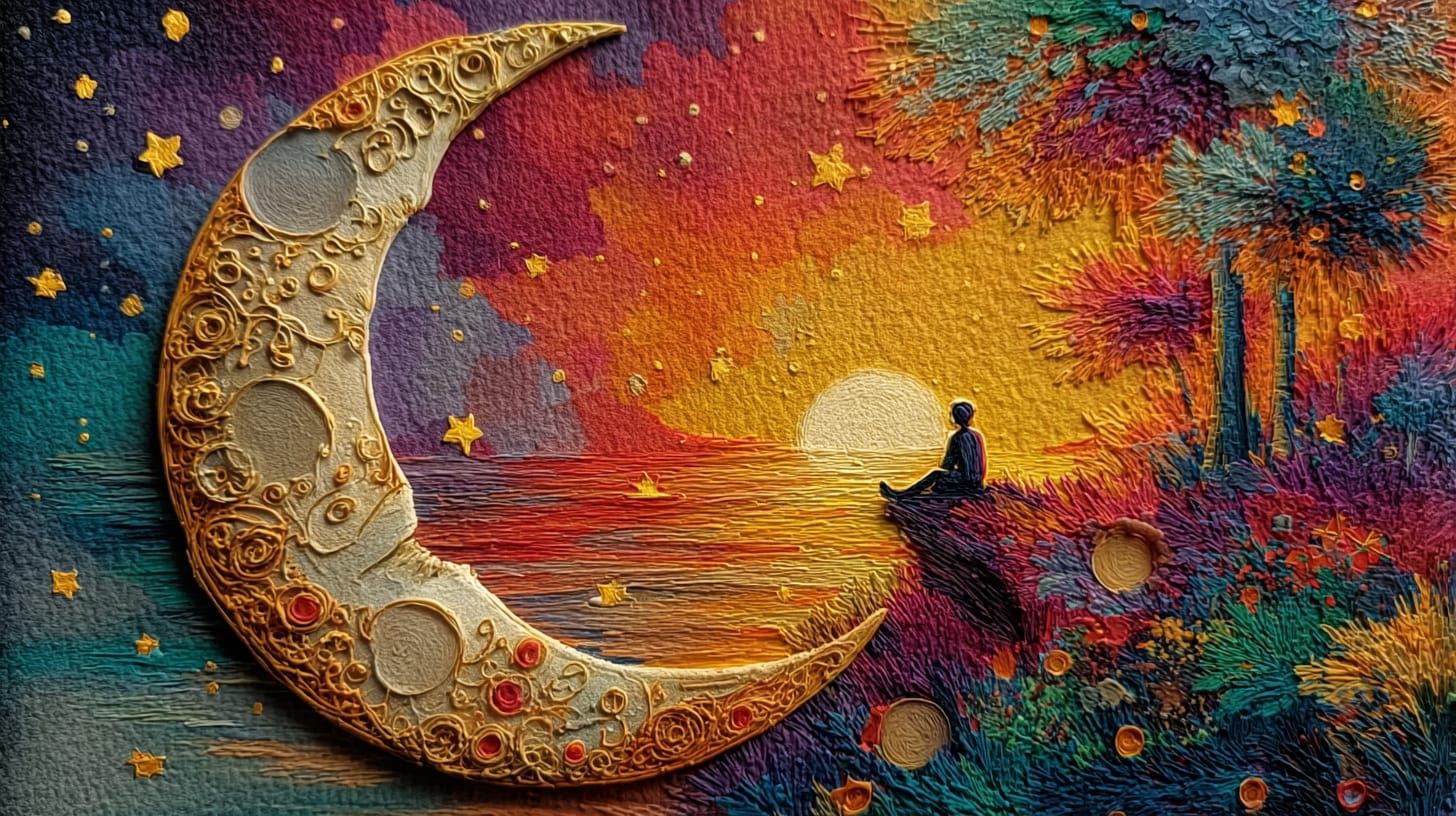 The Moon Shares it's Secrets  by @Magic School Bus Dropout