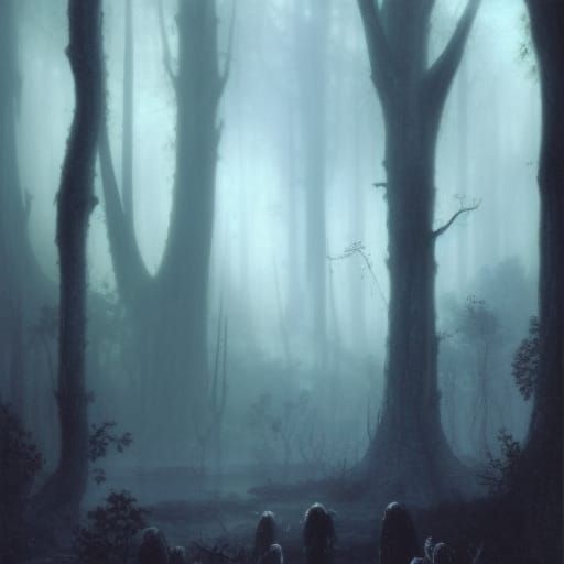 Lake In The Haunted Woods