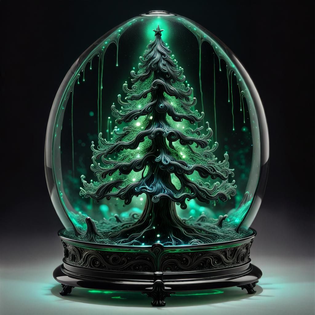 Christmas Tree Tar Mutation AI Generated Artwork NightCafe Creator