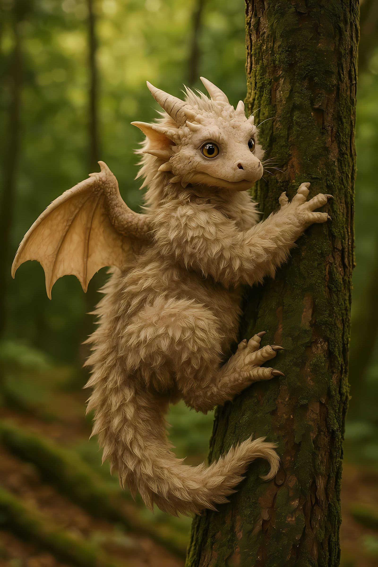 Fluffy Branch Dragon