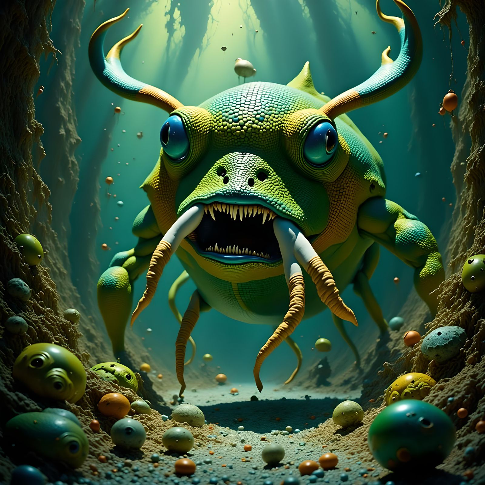 <lora:SurrealFlux:1.0> Stage-Play