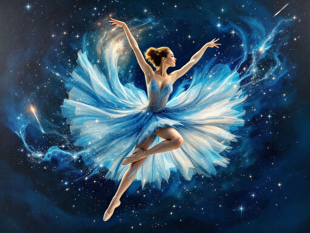 une vraie danseuse étoile  !