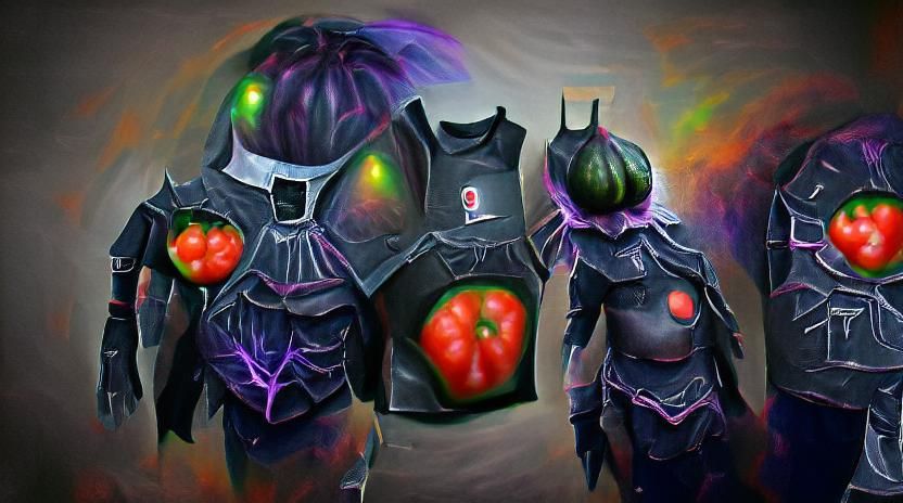 Protoarmor Tomato showing the way of the Dark Void