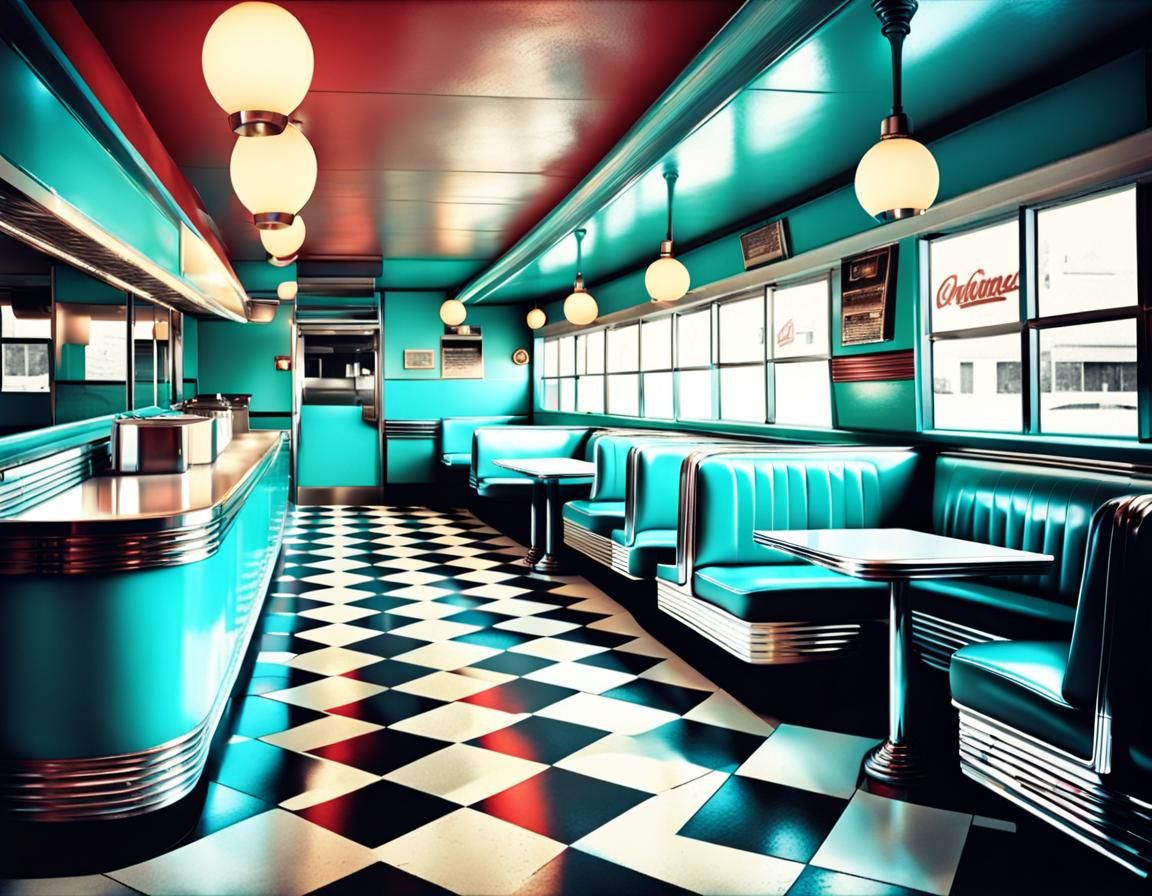 Liminal Diner - AI Generated Artwork - NightCafe Creator