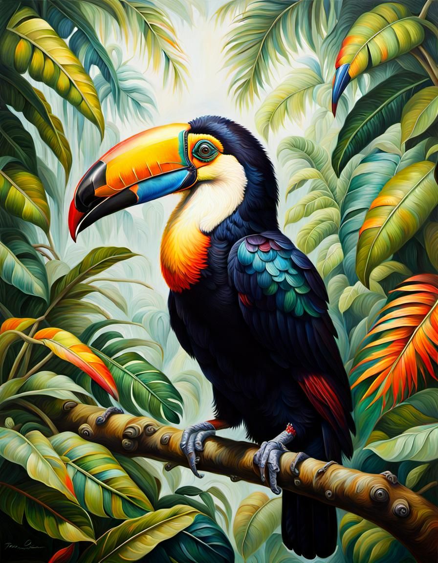 The Thinking Toucan   by @Anna