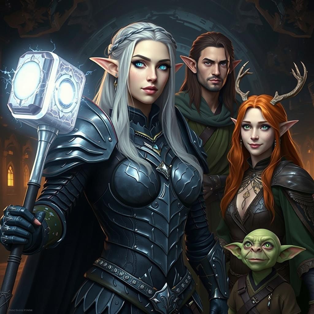Valtara, Reiker, Artemis and Ort 💜  by @Liramear 