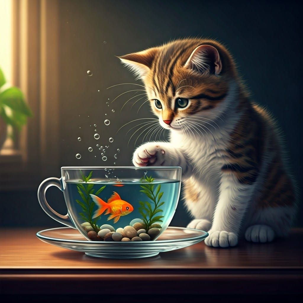 Teacup Fish Bowl