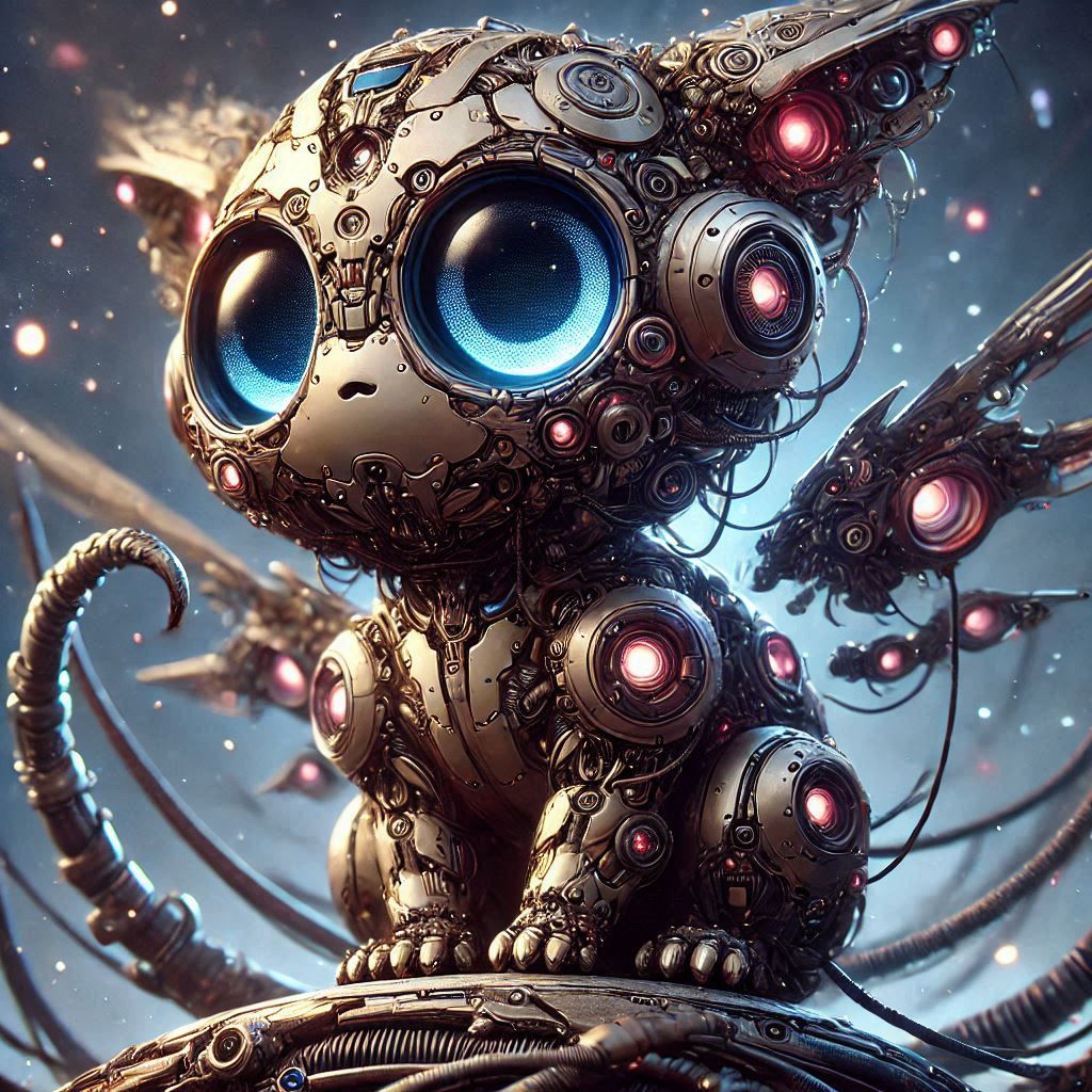 adorable fairy-tale fantasy creature portrait..