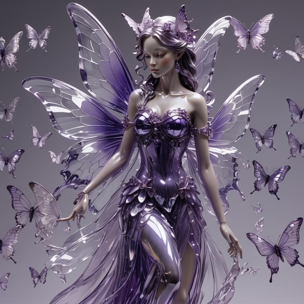 Amythst Crystal Woman