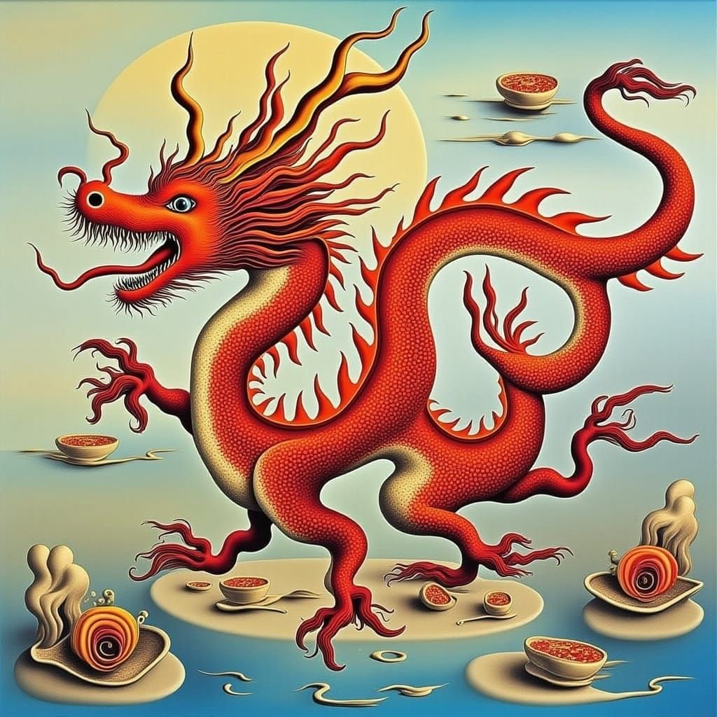 <lora:STRANGE WORLD:1.0> Chinese dragon 