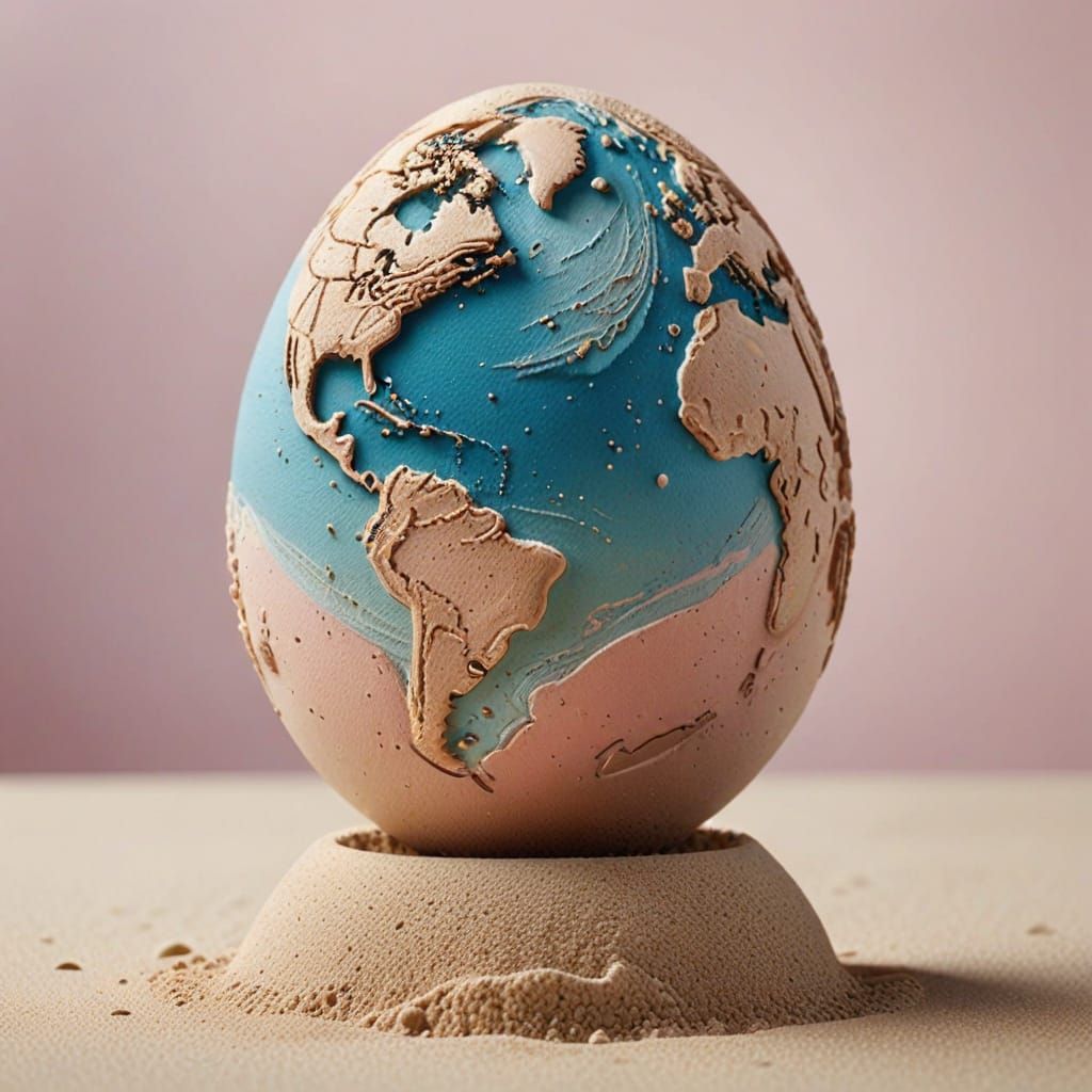 Egg-straterrestrial  by @Cristina Novak