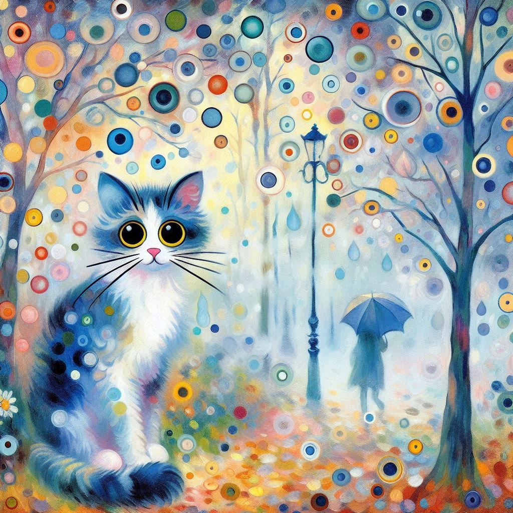 Claude Monet Cat