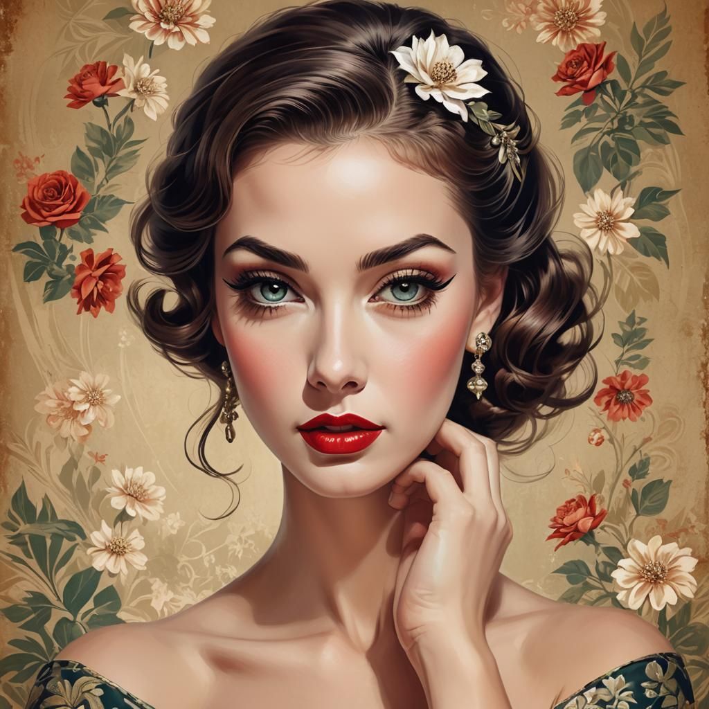vintage, pin-up