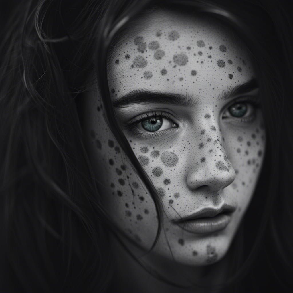 pretty freckles girl - AI Generated Artwork - NightCafe Creator