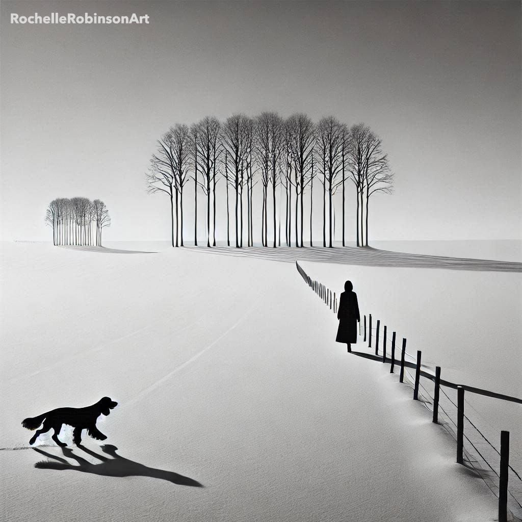 A Woman And Her Dog II