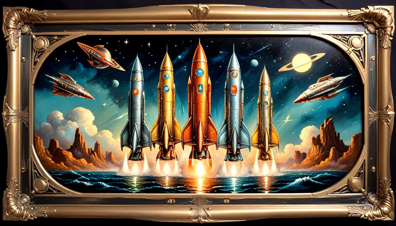 7/17/2025-NC Challenge Rocketship #1009 Art By Archangel Tara  by @Archangel Tara 