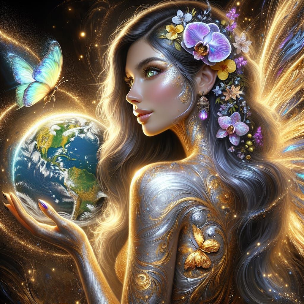 She's got the Whole World in her hands!