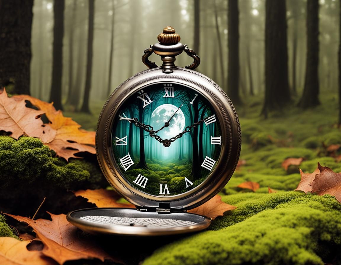 Scene in a pocket watch