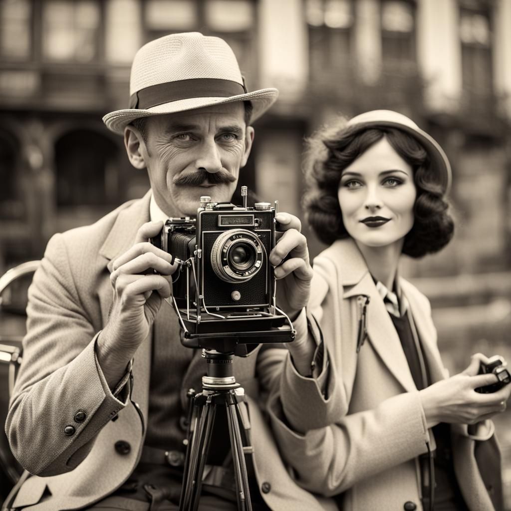 Vintage camera.  by @BeeTheArtCo