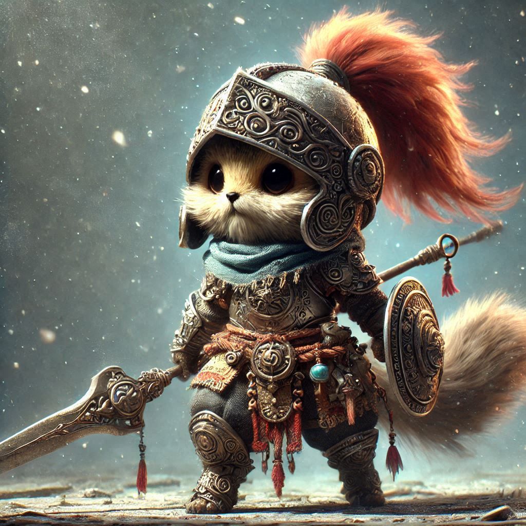 adorable fairy-tale fantasy creature portrait..