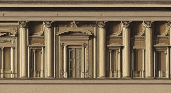Schematic architectural drawing