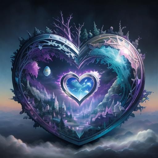 Amazingly, Delightful, Beautiful, Crytal Heart