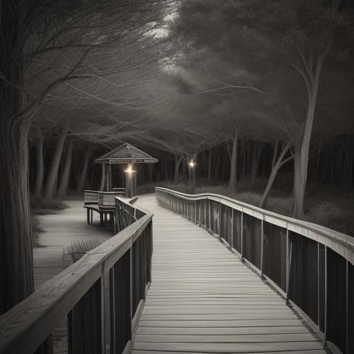 ⭐️ evocative boardwalk only a Roach would enjoy