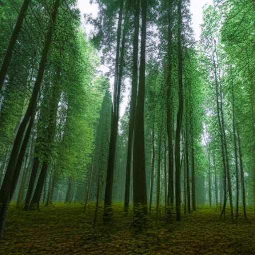 Found Polish Forest with LiDAR