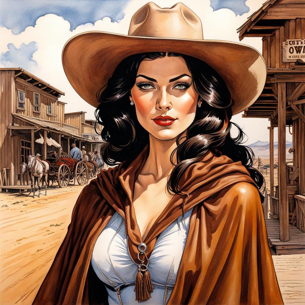 Beautiful cowgirl - AI Generated Artwork - NightCafe Creator