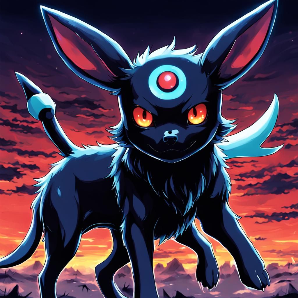 Bone demon Umbreon - AI Generated Artwork - NightCafe Creator