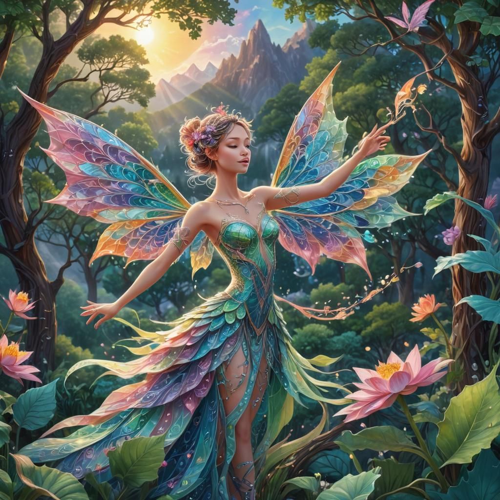 Fairy's Dance Through the Forest 