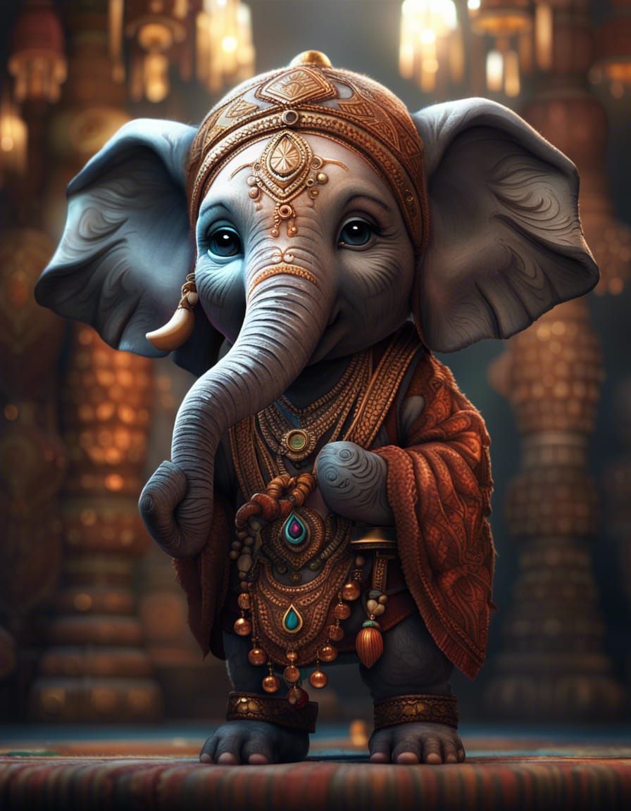 The Little Maharajah Elephant