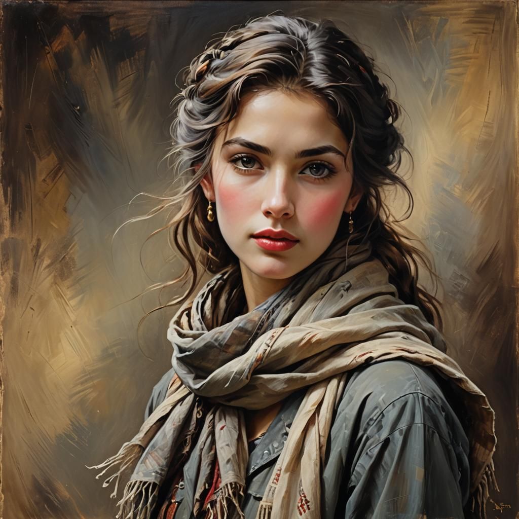 Beautiful Caucasian Woman  by @Artless