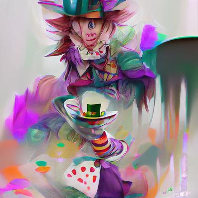 Mad hatter - AI Generated Artwork - NightCafe Creator