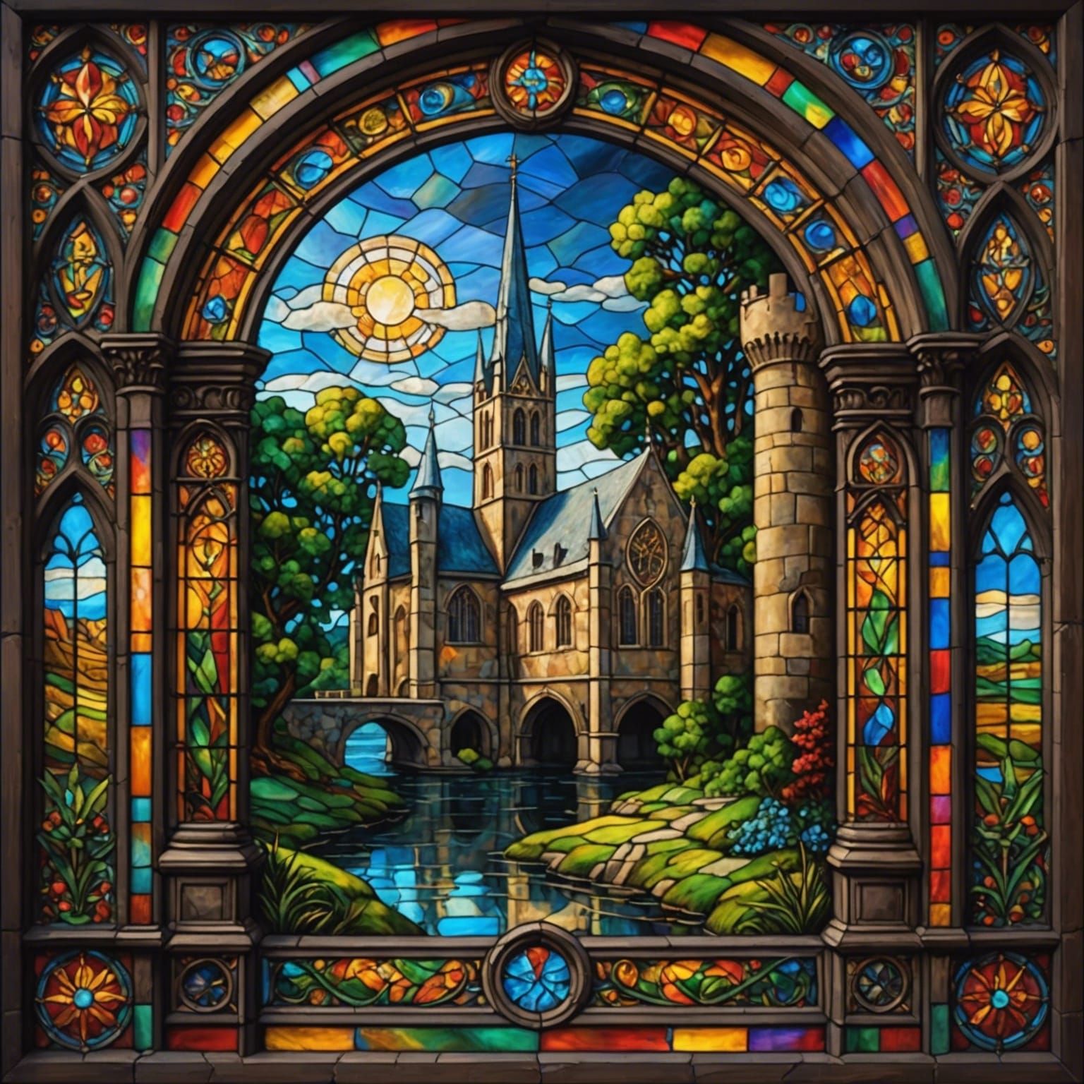 Stained Glass Cathedral
