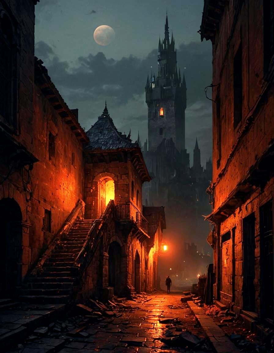 Dark Castle Tower  by @Daleone