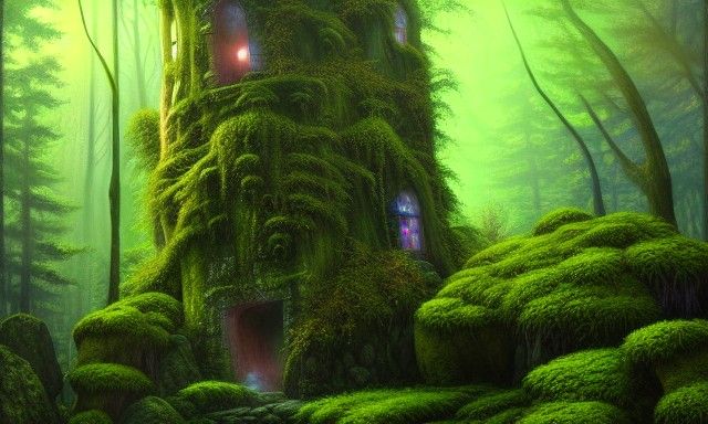Mossy wizard tower 2