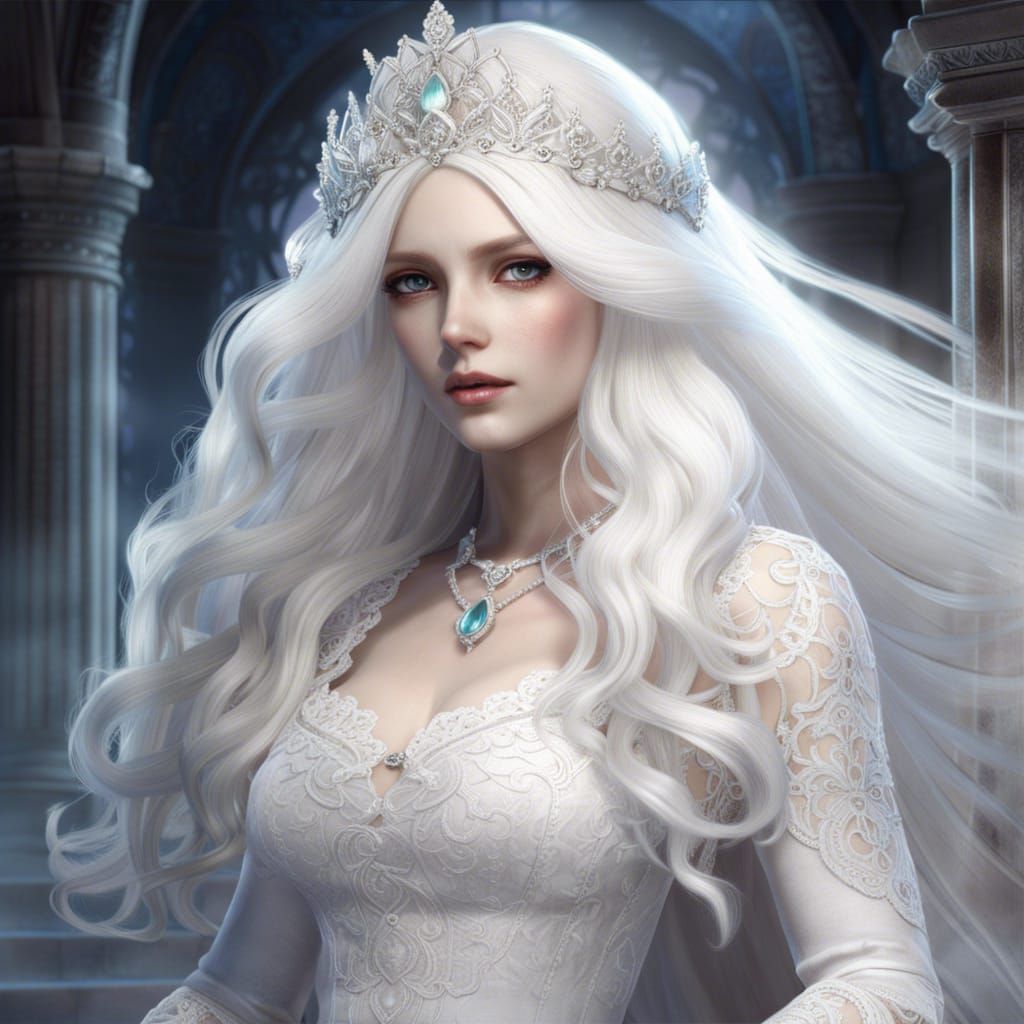 Pale Princess - AI Generated Artwork - NightCafe Creator