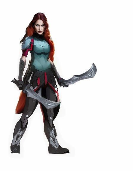 Katarina on Earth Concept Art - League of Legends: A New Realm - AI ...