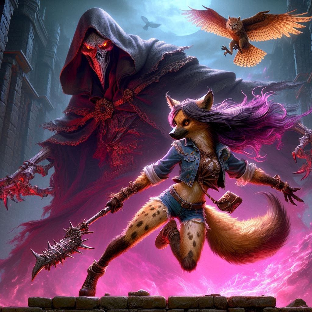 Scuzzy versus the Bird Cult Leader