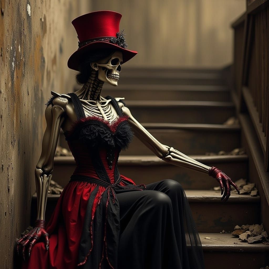 "<lora:Evil Ways Flux:1.0> <lora:Eerie2 Flux:1.0> <lora:photo RPPC postcard:1.0> A captivating and eerie photo-realistic portrait of a stunn...