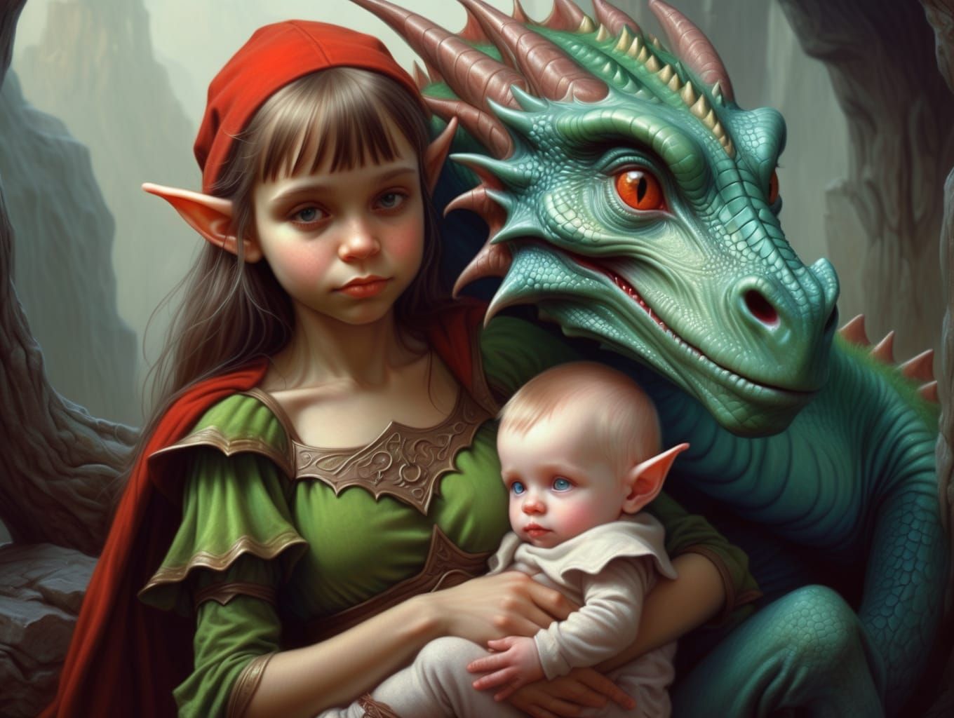 Dragon and Elf Kids