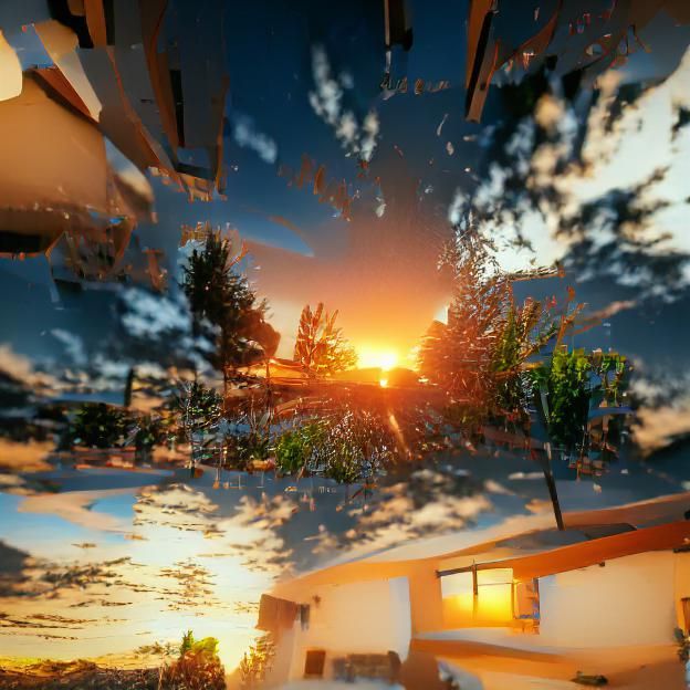 Suburban Sunset