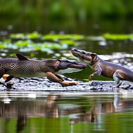 Creatures in water
