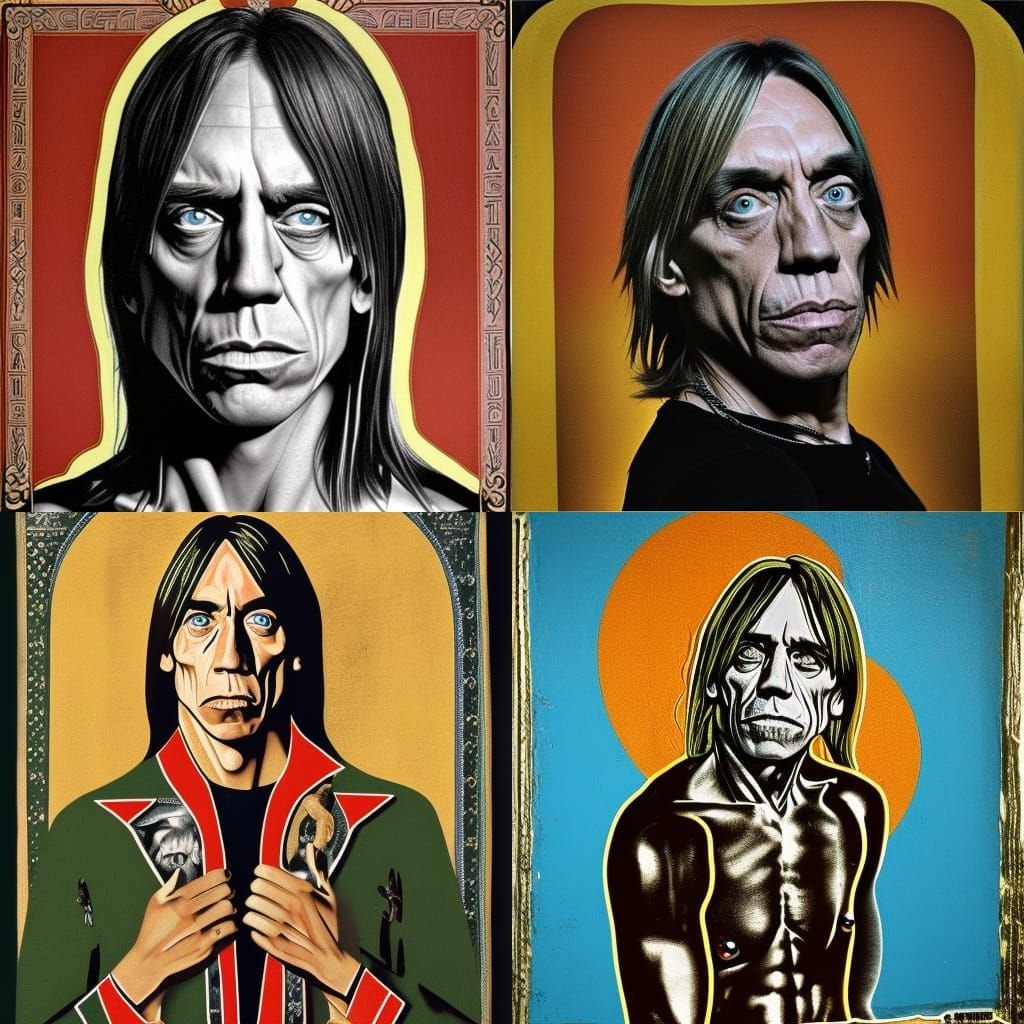 Iggy Pop Russian iconography 