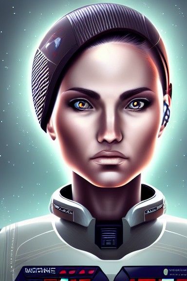 Female space opera officer (2)