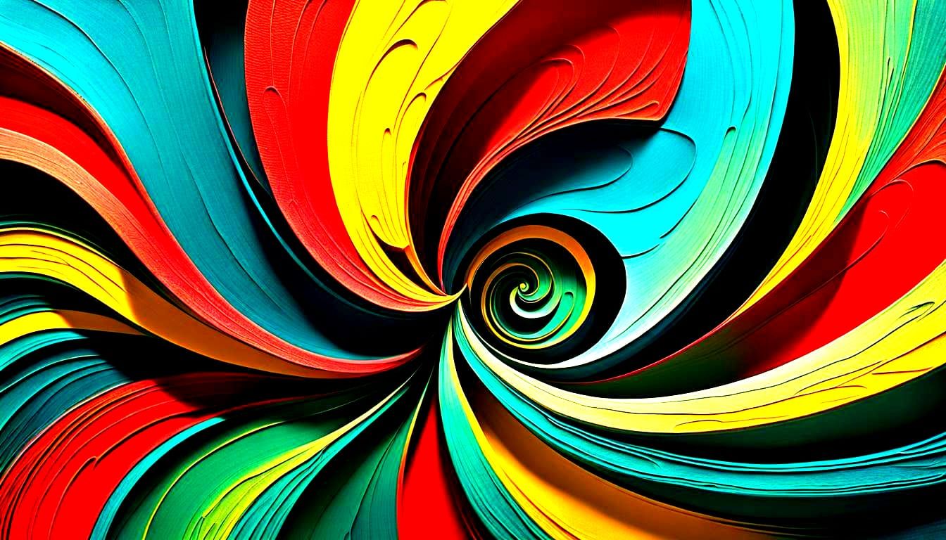 abstract red green yellow teal paul klee, salvador dali lucas