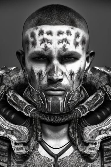 Bounty hunter in a desert intricately detailed hyperdetailed...